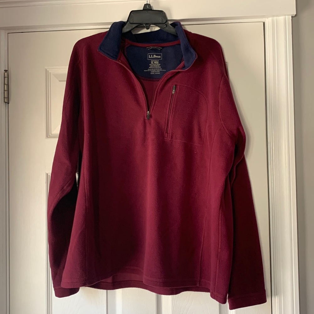 LL Bean mens XL fleece